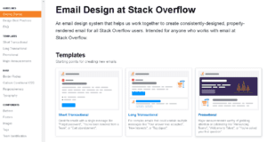 Email Design at Stack Overflow