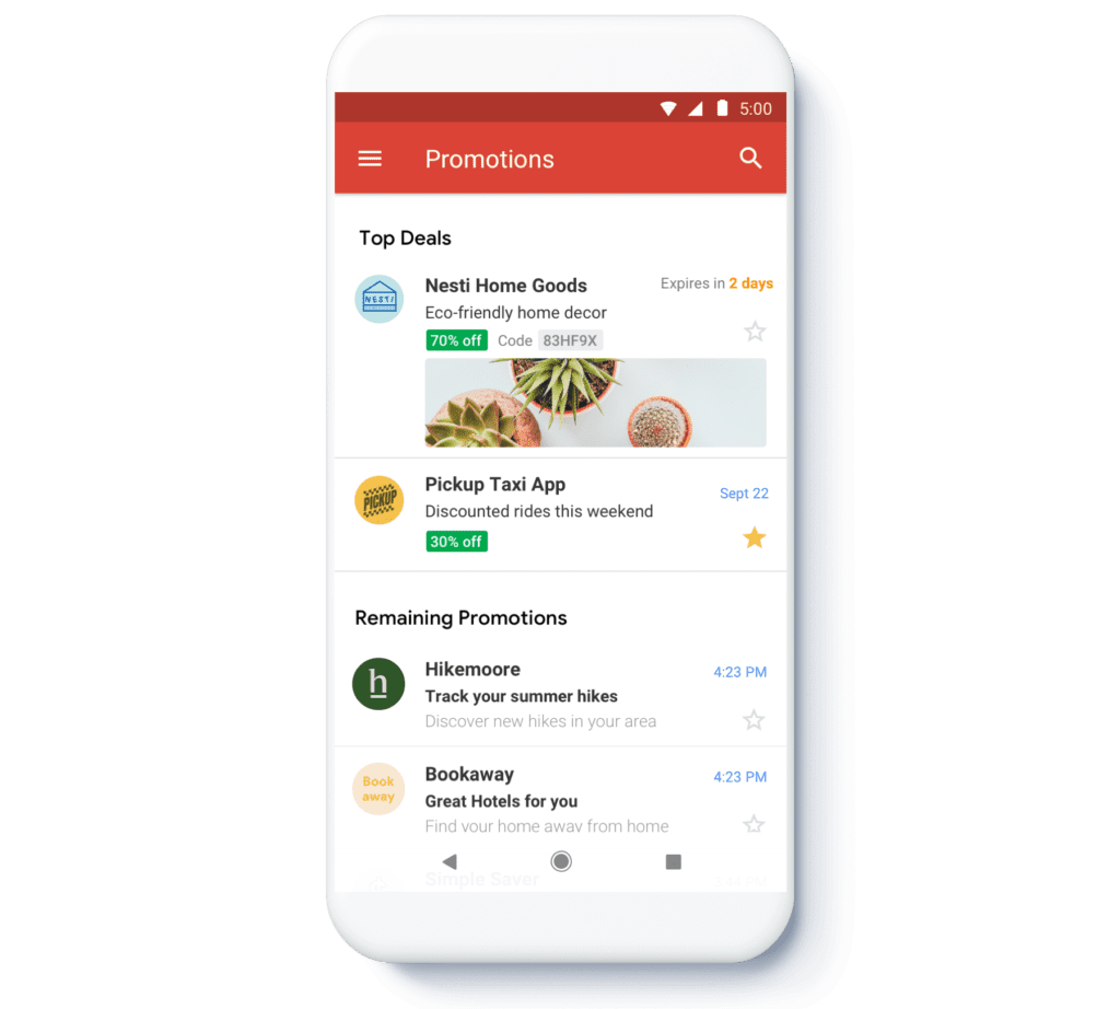 Gmail example