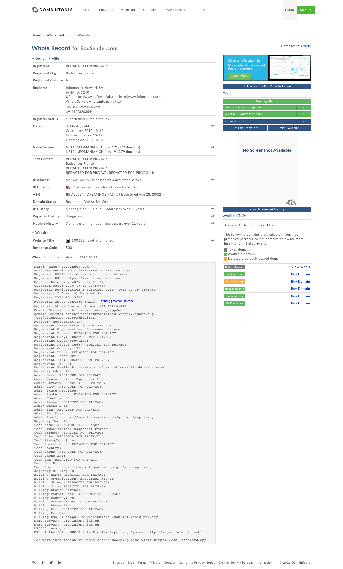 Search IP Whois Records and IP Blocks - DomainTools