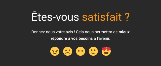 Questionnaire à choix multiple et formulaire dans un emailing