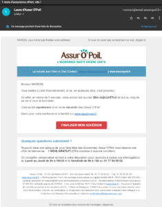 Rendu de l'email 3 du workflow de conversion