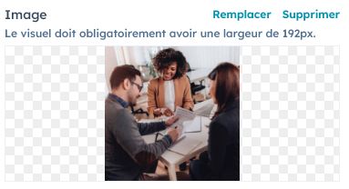 image modèle emailing hubspot