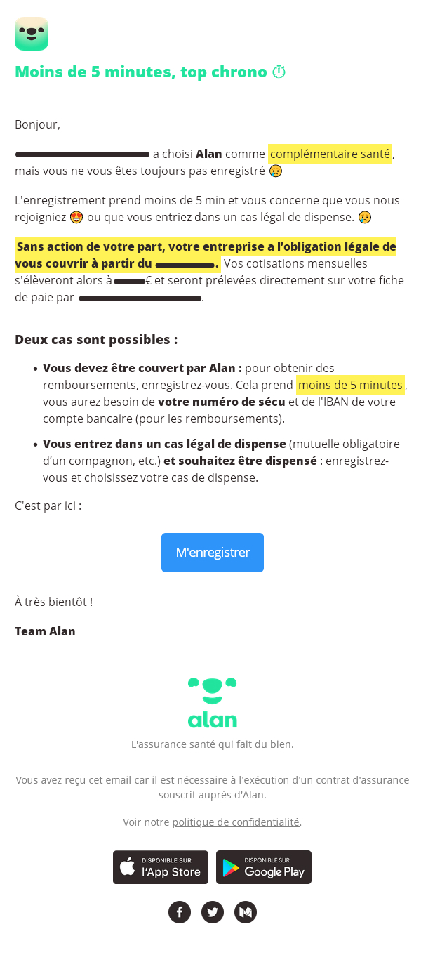 exemple email trigger alan