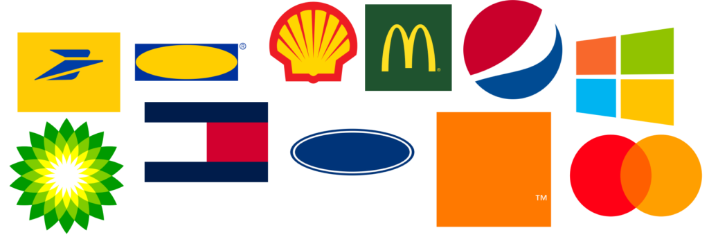 logos and colors