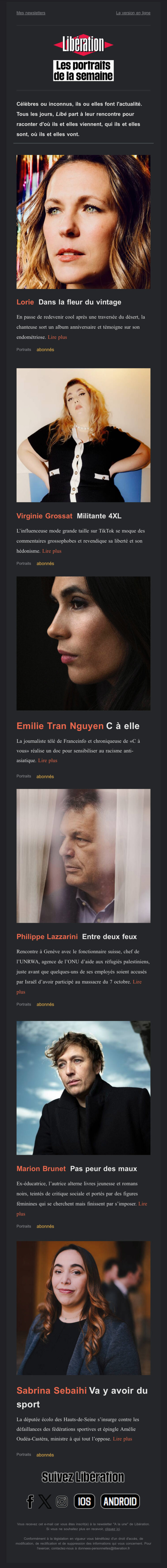 Exemple e-mail Libération