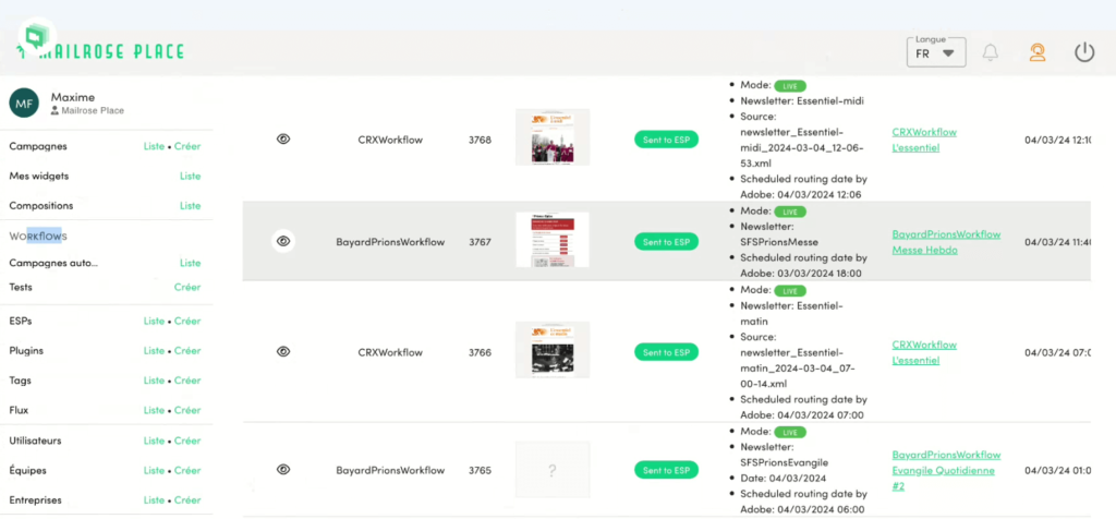 Mailrose Place automation workflow